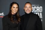 Amsterdam 5 november 2024
Premiere Videoland van  Mocro mafia in Tuschinski. Demy de Zeeuw met zijn vrouw Danielle