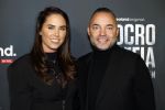 Amsterdam 5 november 2024
Premiere Videoland van  Mocro mafia in Tuschinski. Demy de Zeeuw met zijn vrouw Danielle