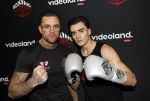 Hoofddorp 25 november 2024
Training Boxing influencers met oa Dave Roelvink Bravo Mark Schaaf  Geraldo Holzken Niek Holzken Roy  Meyer Goudtje Oussama Ahammoud Boer Ayoub en Sem v Dijk . Monica Geuze en Kaj Gorgels presenteren het .