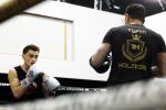 Hoofddorp 25 november 2024
Training Boxing influencers met oa Dave Roelvink Bravo Mark Schaaf  Geraldo Holzken Niek Holzken Roy  Meyer Goudtje Oussama Ahammoud Boer Ayoub en Sem v Dijk . Monica Geuze en Kaj Gorgels presenteren het .