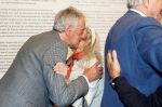 Amstelveen 14 november 2024
Opening expositie en boekpresentatie van 80 jaar Jeroen Krabbe in het Cobra Museum . Joop v d Ende overhandit het eerste boek . Vrouw Herma Krabbe zit op de eerste rij samen met zoon Jasper en Jacob Krabbe . hans v Willigenburg