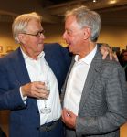 Amstelveen 14 november 2024
Opening expositie en boekpresentatie van 80 jaar Jeroen Krabbe in het Cobra Museum . Joop v d Ende overhandit het eerste boek . Vrouw Herma Krabbe zit op de eerste rij samen met zoon Jasper en Jacob Krabbe . hans v Willigenburg