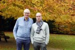 Radio Kootwijk 12 november 2024
Jan de Hoop en zijn Partner Coen Lievaart in de tuin van hun huis .