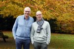 Radio Kootwijk 12 november 2024
Jan de Hoop en zijn Partner Coen Lievaart in de tuin van hun huis .