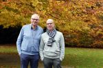 Radio Kootwijk 12 november 2024
Jan de Hoop en zijn Partner Coen Lievaart in de tuin van hun huis .