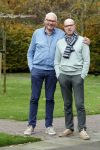 Radio Kootwijk 12 november 2024
Jan de Hoop en zijn Partner Coen Lievaart in de tuin van hun huis .