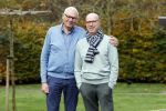 Radio Kootwijk 12 november 2024
Jan de Hoop en zijn Partner Coen Lievaart in de tuin van hun huis .