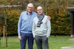 Radio Kootwijk 12 november 2024
Jan de Hoop en zijn Partner Coen Lievaart in de tuin van hun huis .