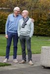 Radio Kootwijk 12 november 2024
Jan de Hoop en zijn Partner Coen Lievaart in de tuin van hun huis .