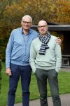 Radio Kootwijk 12 november 2024
Jan de Hoop en zijn Partner Coen Lievaart in de tuin van hun huis .