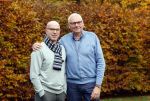 Radio Kootwijk 12 november 2024
Jan de Hoop en zijn Partner Coen Lievaart in de tuin van hun huis .