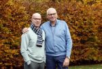 Radio Kootwijk 12 november 2024
Jan de Hoop en zijn Partner Coen Lievaart in de tuin van hun huis .