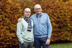 Radio Kootwijk 12 november 2024
Jan de Hoop en zijn Partner Coen Lievaart in de tuin van hun huis .