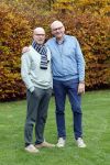 Radio Kootwijk 12 november 2024
Jan de Hoop en zijn Partner Coen Lievaart in de tuin van hun huis .