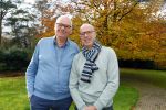Radio Kootwijk 12 november 2024
Jan de Hoop en zijn Partner Coen Lievaart in de tuin van hun huis .