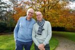 Radio Kootwijk 12 november 2024
Jan de Hoop en zijn Partner Coen Lievaart in de tuin van hun huis .