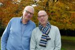 Radio Kootwijk 12 november 2024
Jan de Hoop en zijn Partner Coen Lievaart in de tuin van hun huis .