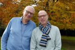 Radio Kootwijk 12 november 2024
Jan de Hoop en zijn Partner Coen Lievaart in de tuin van hun huis .