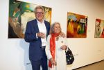 Amstelveen 14 november 2024
Opening expositie en boekpresentatie van 80 jaar Jeroen Krabbe in het Cobra Museum . Joop v d Ende overhandit het eerste boek . Vrouw Herma Krabbe zit op de eerste rij samen met zoon Jasper en Jacob Krabbe .