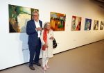 Amstelveen 14 november 2024
Opening expositie en boekpresentatie van 80 jaar Jeroen Krabbe in het Cobra Museum . Joop v d Ende overhandit het eerste boek . Vrouw Herma Krabbe zit op de eerste rij samen met zoon Jasper en Jacob Krabbe .