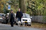 Huizen 24 november 2024
Linda de Mol en partner Jeroen Rietbergen aan het wandelen met hun 2 labradors / honden