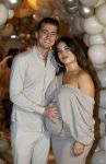 Amsterdam 29 november 2024
Babyshower Jennifer v Ooijen en haar partner Mart Hoogkamer bij het Pillows Hotel Maurits at the park. Jennifer is 8 maanden zwanger.