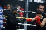 Hoofddorp 25 november 2024
Training Boxing influencers met oa Dave Roelvink Bravo Mark Schaaf  Geraldo Holzken Niek Holzken Roy  Meyer Goudtje Oussama Ahammoud Boer Ayoub en Sem v Dijk . Monica Geuze en Kaj Gorgels presenteren het .