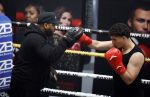 Hoofddorp 25 november 2024
Training Boxing influencers met oa Dave Roelvink Bravo Mark Schaaf  Geraldo Holzken Niek Holzken Roy  Meyer Goudtje Oussama Ahammoud Boer Ayoub en Sem v Dijk . Monica Geuze en Kaj Gorgels presenteren het .
