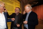 Amstelveen 14 november 2024
Opening expositie en boekpresentatie van 80 jaar Jeroen Krabbe in het Cobra Museum . Joop v d Ende overhandit het eerste boek . Vrouw Herma Krabbe zit op de eerste rij samen met zoon Jasper en Jacob Krabbe . Paul Haenen
