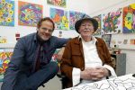 Amsterdam 2 december 2024
Peter Faber en zijn zoon Jesse Faber in het atelier van Peter.