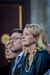 Amsterdam 3 december 2024
Uitreiking Prins Calus prijzen in het paleis op de dam . Aanwezig names koninklijke familie , Koning Willem Alexander Prins Constantijn Prinses Laurentien  en Prinses Mabel .