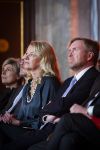 Amsterdam 3 december 2024
Uitreiking Prins Calus prijzen in het paleis op de dam . Aanwezig names koninklijke familie , Koning Willem Alexander Prins Constantijn Prinses Laurentien  en Prinses Mabel .
