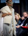 Amsterdam 3 december 2024
Uitreiking Prins Calus prijzen in het paleis op de dam . Aanwezig names koninklijke familie , Koning Willem Alexander Prins Constantijn Prinses Laurentien  en Prinses Mabel .