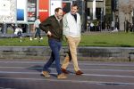 Amsterdam 11 november 2024
Tjalling ten cate met een man op straat in Amsterdam zuid
