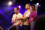 Hilversum 21 november 2024
Presentatie NPO Radio bij beeld en geluid . 
Wijnand Speelman Sophie Hijlkema en Barend v Deelen
