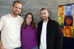 Hilversum 21 november 2024
Presentatie NPO Radio bij beeld en geluid . 
Wijnand Speelman Sophie Hijlkema en Barend v Deelen