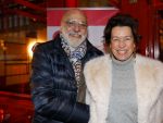Amsterdam 12 november 2024
Boekpresentatie Estelle Cruijff in restaurant Bisous . Willem Hendriks met zijn vrouw