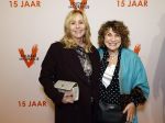 Leiden 30 oktober 2025
15 jaar de musical soldaat v Oranje . Angela Groothuizen en Pamela Phillips Oland