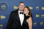 Amsterdam 16 oktober 2025
Uitreiking televizierring 2025 in carre .
Daniel Zuiddam en zijn partner Danique uit BenB Vol Liefde