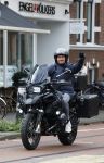 Amsterdam 16 oktober 2025
Dave Roelvink op zijn BMW Motor in Amsterdam zuid.