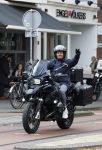 Amsterdam 16 oktober 2025
Dave Roelvink op zijn BMW Motor in Amsterdam zuid.