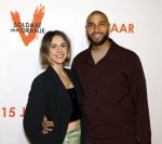 Leiden 30 oktober 2025
15 jaar de musical soldaat v Oranje . Edson da Graca met partner