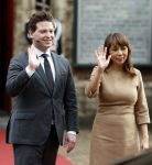 Den Haag 20 november 2025
 Prinses Amalia en haar vader Koning Willem Alexander bij de Grote Kerk, na de Bijzondere Verenigde Vergadering van de Eerste en Tweede Kamer, ter gelegenheid van de tachtigste verjaardag dat het parlement na de Tweede Wereldoorlog voor het eerst weer in gezamenlijkheid bijeenkwam. Eerste Kamervoorzitter Mei Li Vos Tweede Kamervoorzitter Thom van Campenvingen ze op .