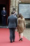 Den Haag 20 november 2025
 Prinses Amalia en haar vader Koning Willem Alexander bij de Grote Kerk, na de Bijzondere Verenigde Vergadering van de Eerste en Tweede Kamer, ter gelegenheid van de tachtigste verjaardag dat het parlement na de Tweede Wereldoorlog voor het eerst weer in gezamenlijkheid bijeenkwam. Eerste Kamervoorzitter Mei Li Vos Tweede Kamervoorzitter Thom van Campenvingen ze op .