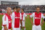 Amsterdam 3 juli 2013
Sjaak Swart 75 jaar . Hij viert dat met een wedstrijd met oud ajax spelers in het Olympisch stadion. Frank Rijkaard en Johan Cruijff
Peter Smulders bv