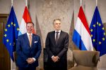 Den Haag 19 november 2025
Guillaume van Luxemburg en zijn vrouw Stephanie bezoeken koning Willem Alexander en Koningin Maxima op paleis Noordeinde .