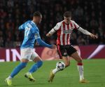 Eindhoven, 21 Oktober 2025
CL Wedstrijd PSV-Napolie, eindstand 6-2
Guus Til met Sam Beukema