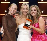 Amsterdam 16 oktober 2025
Uitreiking televizierring 2025 in Carre 
Helene Hendriks Noa Vahle  en Merel Ek
