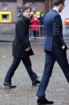 Den Haag 20 november 2025
 Prinses Amalia en haar vader Koning Willem Alexander bij de Grote Kerk, na de Bijzondere Verenigde Vergadering van de Eerste en Tweede Kamer, ter gelegenheid van de tachtigste verjaardag dat het parlement na de Tweede Wereldoorlog voor het eerst weer in gezamenlijkheid bijeenkwam. Eerste Kamervoorzitter Mei Li Vos Tweede Kamervoorzitter Thom van Campenvingen ze op . Henri Bontebal