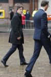 Den Haag 20 november 2025
 Prinses Amalia en haar vader Koning Willem Alexander bij de Grote Kerk, na de Bijzondere Verenigde Vergadering van de Eerste en Tweede Kamer, ter gelegenheid van de tachtigste verjaardag dat het parlement na de Tweede Wereldoorlog voor het eerst weer in gezamenlijkheid bijeenkwam. Eerste Kamervoorzitter Mei Li Vos Tweede Kamervoorzitter Thom van Campenvingen ze op . Henri Bontebal